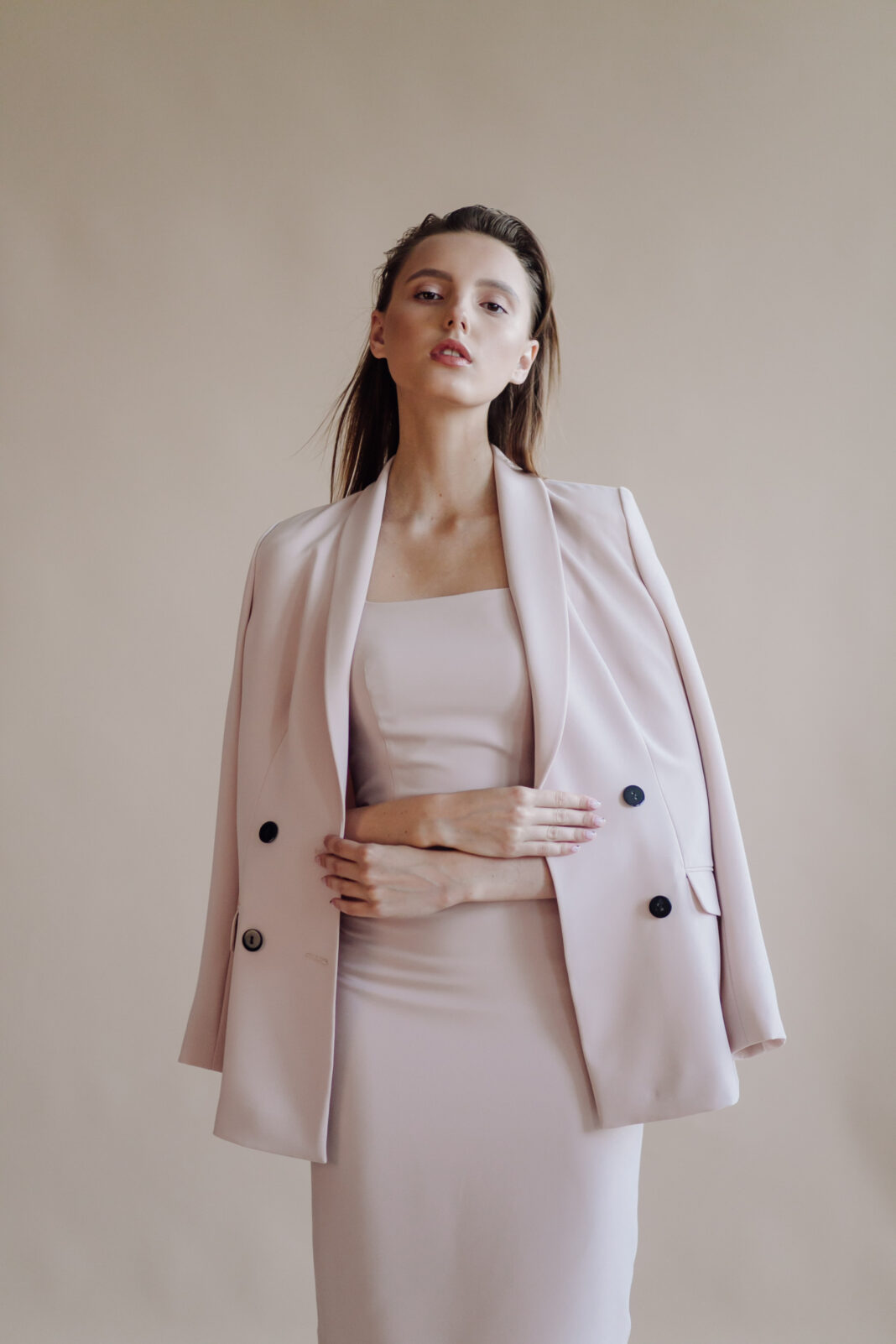 Fashion portrait of young elegant woman